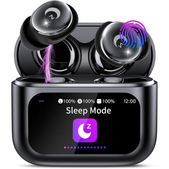 VEKJ Other - Sleep Earbuds Bluetooth 5.4 in Ear Smart Touch Screen Ear Buds, 48H